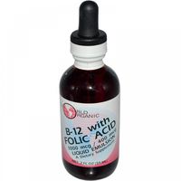World Organics Liquid B-12 with Folic Acid, 2 Ounce