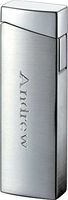 Personalized Camino Satin Chrome Torch Flame Wind-Resistant Lighter Free Engraving