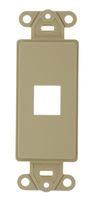 Leviton 41638-I Decora Insert Kit, 6P6C, Ivory
