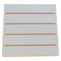 KC Store Fixtures A01113 Slatwall Melamine, 4' x 8' x 3" Oc, Fog Gray (Pack of 5)