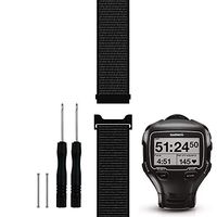C2D JOY Only Compatible with Garmin Forerunner 910XT Replacement Band with Pins and Pin Removal Tool, Sport Mesh Strap Soft, Breathable Nylon Weave Accessories Watchband - 10#, L/6.7-9.5 in.