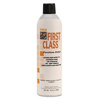 Franklin Cleaning F801015 First Class Furniture Polish Floral Scent 18 oz Aerosol Can 12/Carton