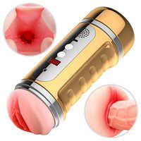 Mbbcdd Artificial Vigina Real Pussy Male Man Tight Sexy Toy USB Charging Tshirt Underwear for Men Combined Play Tshirt