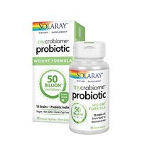 Solaray Mycrobiome Probiotic Weight Management 50 Billion Supplements, 30 Count