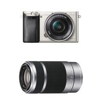 Sony Alpha a6000 Mirrorless Digital Camera w/ 16-50mm and 55-210mm Power Zoom Lens