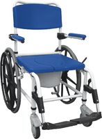 Drive Medical FGNRS185006EA-Aluminum Rehab Shower Commode Chair