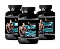 Muscle Growth Products - BCAA 3000 MG - PRE & Post Workout - bcaa Best Seller - 3 Bottles 360 Tablets