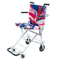 JUFU Wheelchair, Lightweight Folding, Titanium Alloy, Ultralight, Travel, Elderly Scooter | (Color : E)