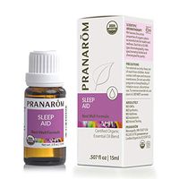 Pranarom Sleep Aid Wellness Formula 15ml, Certified USDA Organic and ECOCERT
