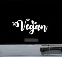 Vegan Vinyl Decal Sticker (WHITE)