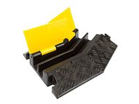 Heavy Duty Rubber Cable Protector (2CH 45 Degree Right Turn For CP9987)