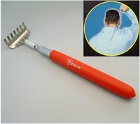Max Force Metal Telescoping Pocket Back Scratcher with RED Grip