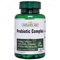 Natures Aid Probiotic Complex (with Bifidus and FOS) 120 Vcaps - 2 Pack