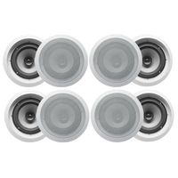 Acoustic Audio CS-IC82 in Ceiling 8" Speaker 4 Pair Pack 2400W