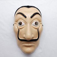 Face Mask, Full Face Mask Halloween Paper House Mask Bar Party Cosplay