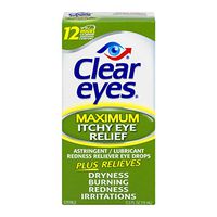 Clear Eyes Maximum Itchy Eye Relief - 0.5 oz, Pack of 5