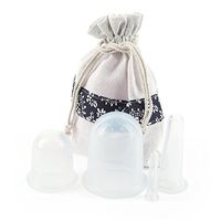 Cupping Therapy Set-4 Size of Silicone Cups Body Massage Cupping Set Vacuum Therapy Rubber Cup, Health care Massage Body Face Back Legs Cups for Anti-aging?Anti Cellulite?Pain Relief Clear …