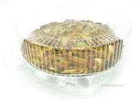 10" Clear Plastic Clamshell Pie Container HIGH Dome #CPC-120 (25)