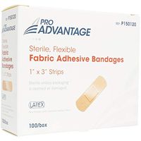 PRO ADVANTAGE® FABRIC ADHESIVE BANDAGE - Adhesive Bandage, Strips, 1" x 3", 100/bx