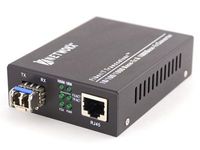 Networx Gigabit Fiber Media Converter - UTP to 1000Base-LX - LC Multimode, 550m, 1300/1310nm