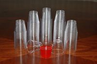 1 ounce Clear Plastic Shot Glasses - Box of 500 (1 oz)
