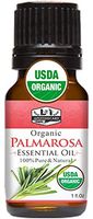 1 fl. Oz / 30 ml Organic Palmarosa Essential Oil, USDA Certified Organic Palmarosa Essential Oil, 100% Pure, Natural Palmarosa Essential Oil