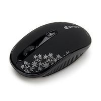 SROCKER E50 2.4GHz Wireless Mouse Whisper Quiet 3 Level DPI Optical Mouse with 4 Buttons and Nano USB Receiver Wireless Mouse for Laptop and Mac (Black)