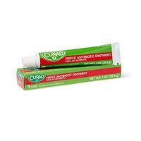 “CURAD Triple Antibiotic Ointment, Prevents Infection, For Minor Cuts, Scrapes, and Burns, 1 oz. Tube, 12 Count”
