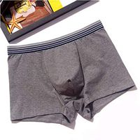 Men Underwear Soft Cotton Male Solid Color Comfortable Boxer Shorts Men Panties Underpants Underwears