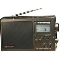 C Crane CCRadio Plus Multiband Portable AM/FM/Weather/TV Band Radio, Black
