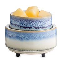 CANDLE WARMERS ETC 2-in-1 Candle and Fragrance Warmer for Warming Scented Candles or Wax Melts and Tarts with to Freshen Room, Horizon