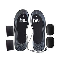HEALIFTY Rechargeable USB Heated Insoles Battery Shoes Heater Winter Keep Warm Insole Without Battery (Black)