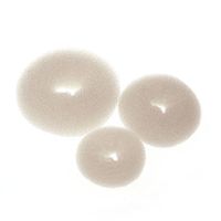 Putars Women Portable Multifunction Fashion 3PCS 3 Sizes Sponge Women Girl Hair Bun Ring Donut Shaper Hair Styler