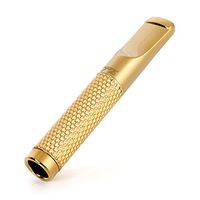 Zobo Pillar-Type Filtering Cigarette Holder Smoke Tobacco Filter (Gold)