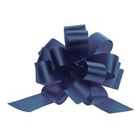 Gift Wrap Pull Bows 4" Navy Blue 50 per case