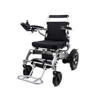 FANGDA Electric Wheelchair, Foldable Elderly Disabled Aid Car Elderly Intelligent Compact Automatic Portable Lightweight Safe and Easy to Drive Wheelchairs