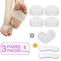 Metatarsal Pads Ball of Foot Cushions - Soft Gel Ball of Foot Pad - Mortons Neuroma Callus Metatarsal Foot Pain Relief Bunion Forefoot Cushioning Relief Women Men