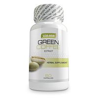 Pure Green Coffee Bean Extract 800mg Extra Strength Formula in 60 Vegetable Capsules. Green Coffee Beans Best Known for Weight Loss & Fulltime Energy