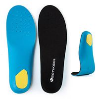 OSOTIKSOL Plantar Fasciitis Sports Insoles High Arch Support Orthotic Work Shoes Inserts for Foot Pain for Women and Men.