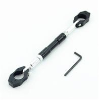 AtFipan Universal Adjustable Motorcycle Handlebar Cross Bar Suitable For Honda/Kawasaki/Yamaha - black