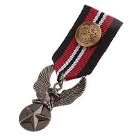 Vintage Hero Cosplay Badge Brooch Pin Eagle Medal Party Dress Costume Badge Popular Fashion Novelty Aesthetic Girls Woman Girl Jewerly Design Style Womans Women