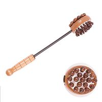 NINGXUE Elastic Wood Double-Sided Ball Tapping Massager can Effectively Relieve Muscle Soreness and Body Fatigue, and Promote Blood Circulation