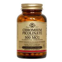 Solgar - Chromium Picolinate 500 mcg, 120 Vegetable Capsules