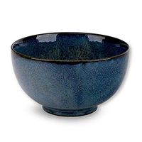 AXZHYX Bowl Bowl Ceramic Grain Bowl Blue Glazed Ramen Bowl Restaurant Large Soup Bowl Fruit Salad Bowl Household Rice Bowl Hotel Tableware Home Noodles Boiled Fish Soup Bowl (Color : 5 Inches)