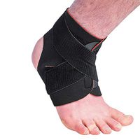 Orthozone Thermoskin(r) Exo Ankle Wrap Support - Adjustable Compression Brace for Sprain, Plantar Fasciitis Pain Relief - Mid Foot Stabilizer