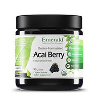 Emerald Labs Acai Freeze-Dried Powder - Increase Energy and Vitality - Supports Healthy Digestion, Energy Levels, Fat Burning, Mental Alertness - (Fruitrients) - 90 Grams
