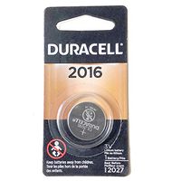 Duracell 3V Lithium Coin Battery Replaces BR2016, 280-202/4/6, SB-T11, 5000LC