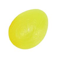 PANDA SUPERSTORE Egg Shape Hand Therapy Exercise Ball, Medium Resistance, Single Packs, Yellow