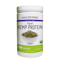 Nubeleaf Hemp 40% Protein Powder - Non-GMO, Gluten-Free, Raw, Organic, Vegan Source of Fiber & Essential Amino Acids - Single-Ingredient Nutrient Rich Superfood for Cooking, Baking, Smoothies (1lb)