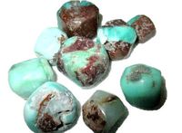 Jet Chrysoprase Tumbled Stone 100 Grams Approx.75"to 1 Inch Genuine A Grade w/Velvet Pouch Superior Quality Original Gemstone Image is JUST A Reference.
